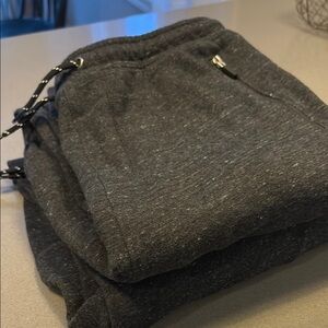 Two Pairs of Dark Gray Jogger Pants